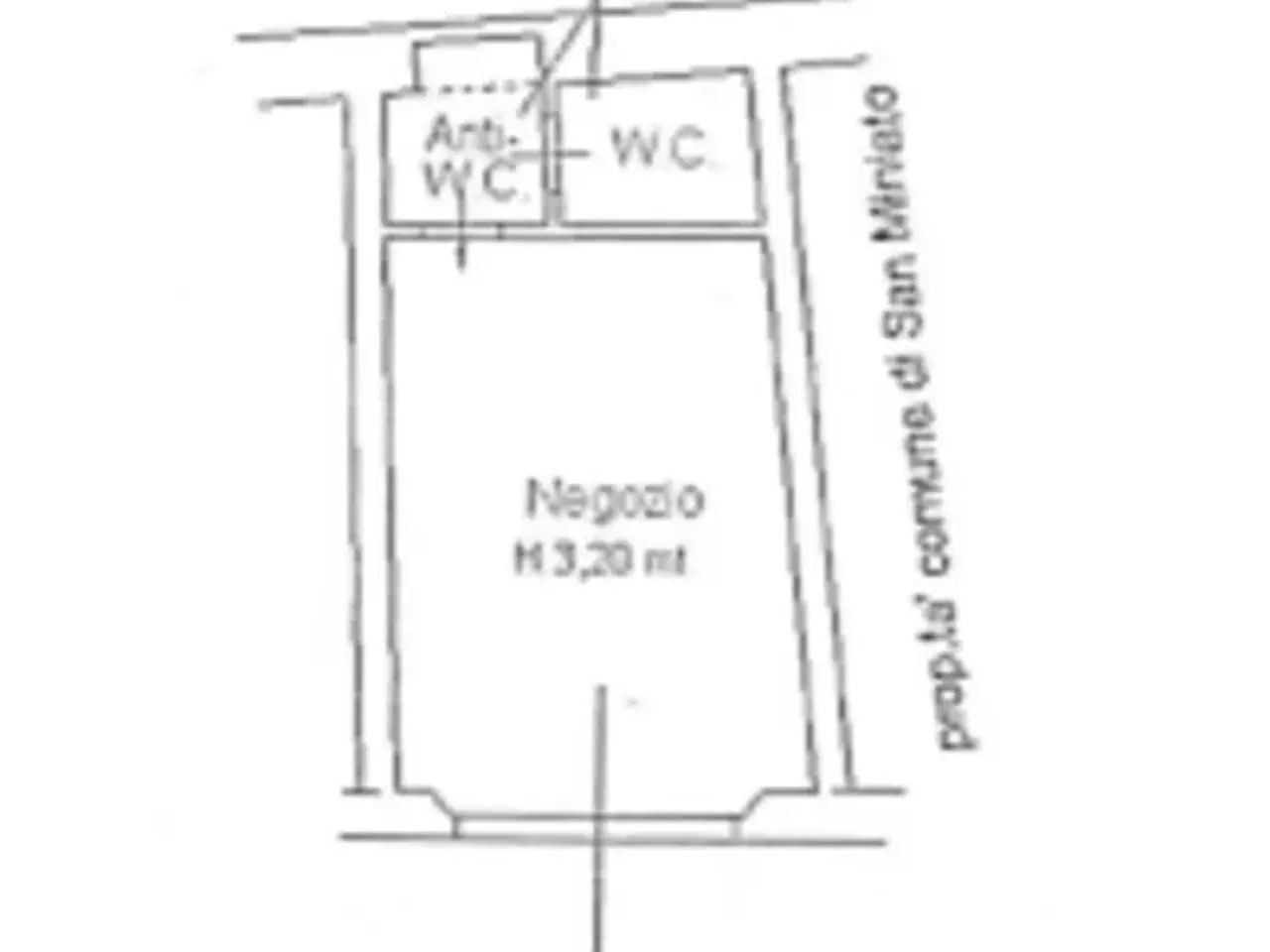 Locale commerciale in , San Miniato, {3} - Planimetria 1