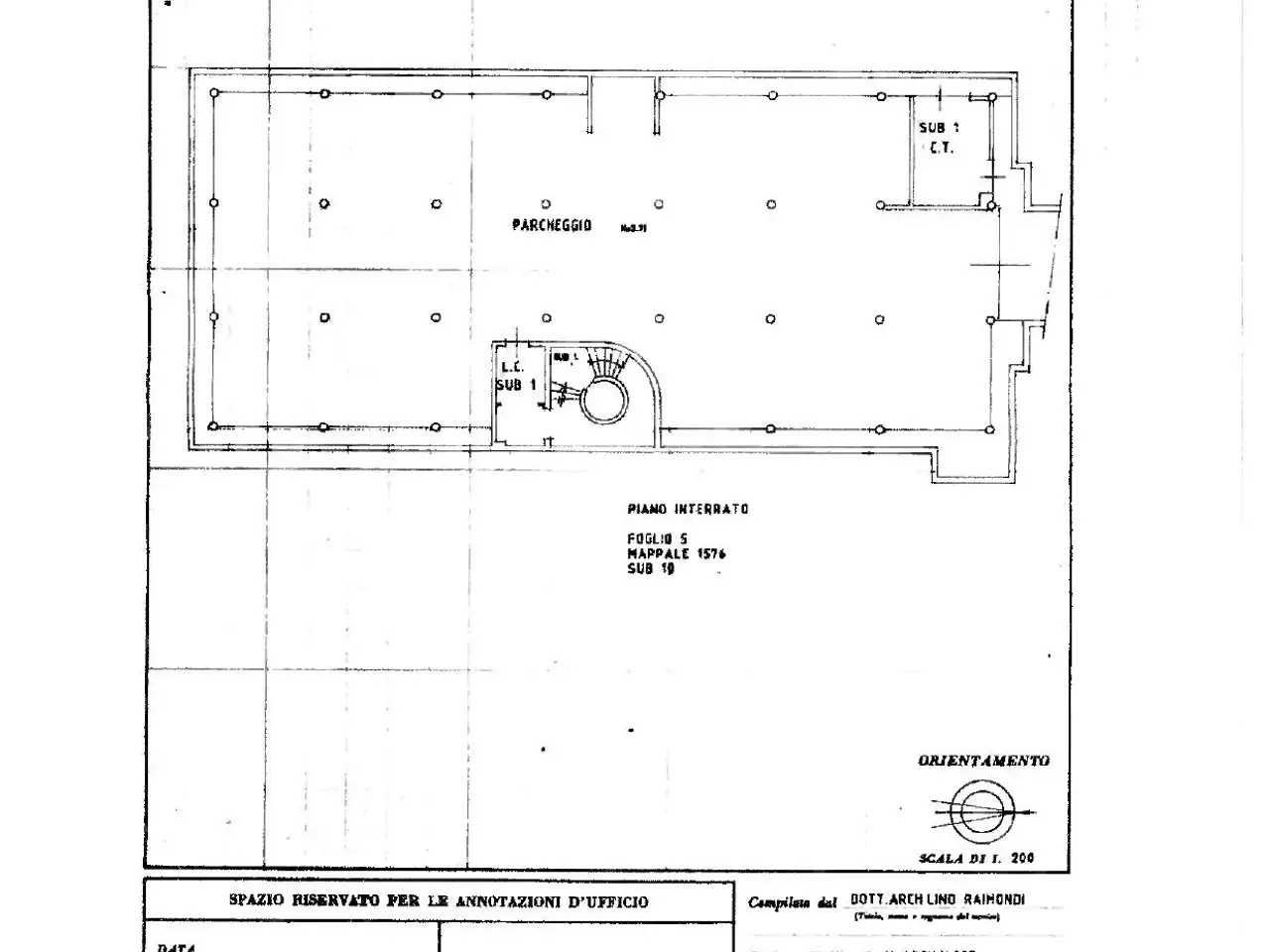 Palazzina uffici in Corso Europa 14, Verdellino, {3} - Planimetria 1