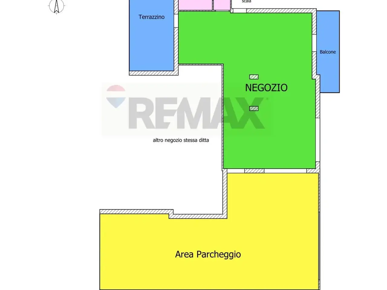 Negozio in Via Pasteria 27/a, Calatabiano, {3} - Planimetria 1