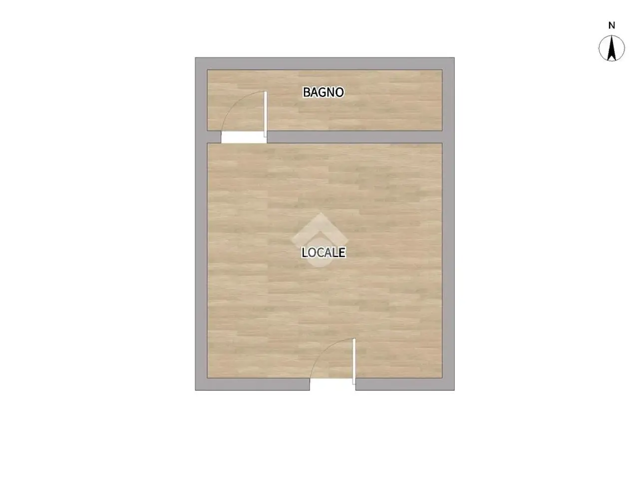 Negozio in Corso Italia 68, Napoli, {3} - Planimetria 1