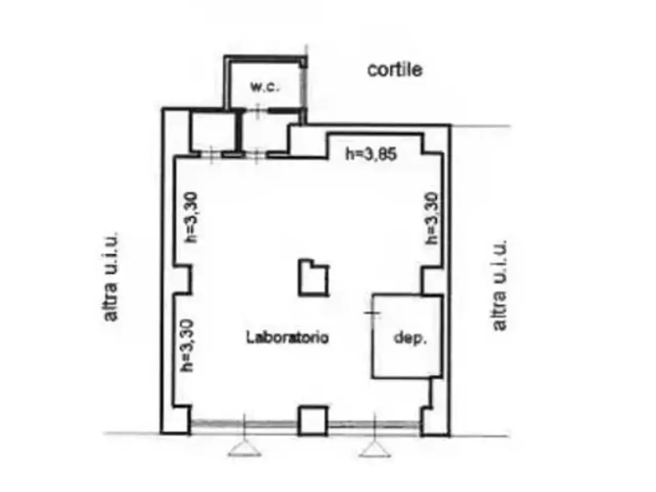 Negozio in Via Trieste 4, Messina, {3} - Planimetria 1