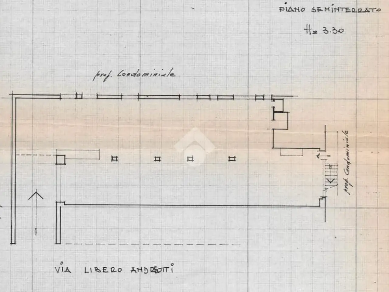Magazzino in Via Libero Andreotti 61, Firenze, {3} - Planimetria 1