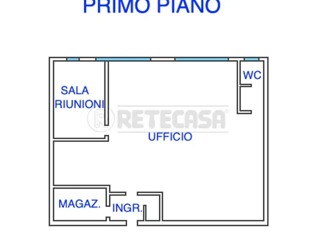 Ufficio in Via Pier Paolo Pasolini 2/a, Pradamano, {3} - Planimetria 1