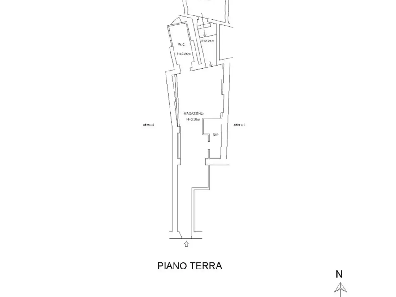 Locale commerciale in Via dei Pispini 70, Siena, {3} - Planimetria 1
