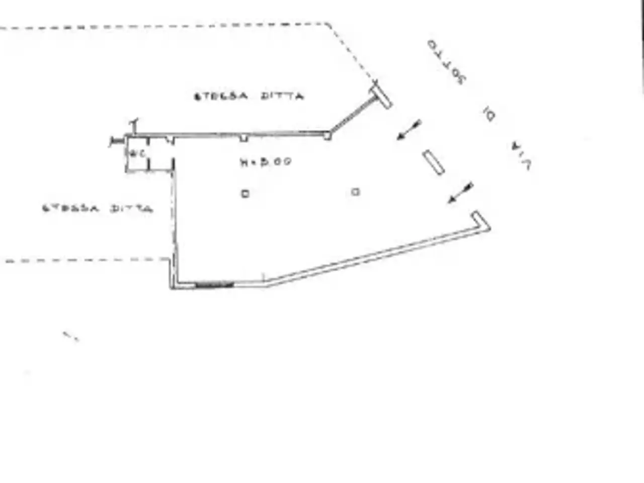 Negozio in Via di Sotto, Pescara, {3} - Planimetria 1