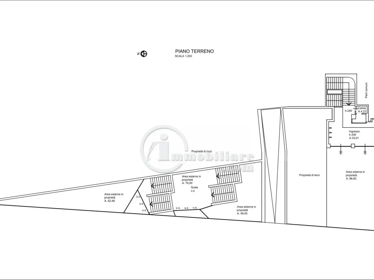 Negozio in Via Durazzo 5, Milano, {3} - Planimetria 1
