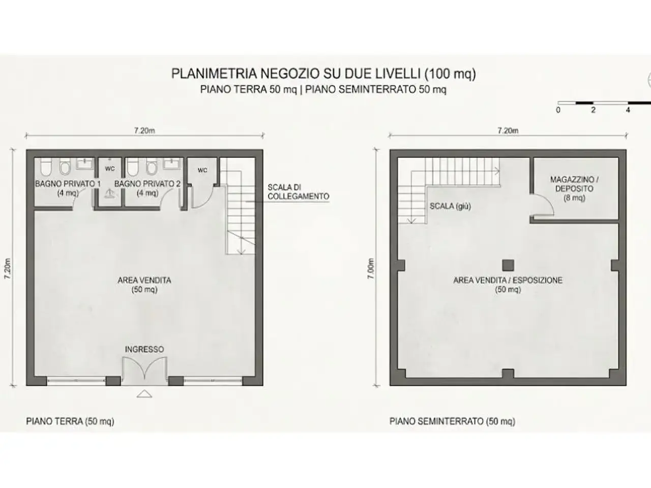 Negozio in Via G. Mazzini, Orzinuovi, {3} - Planimetria 1