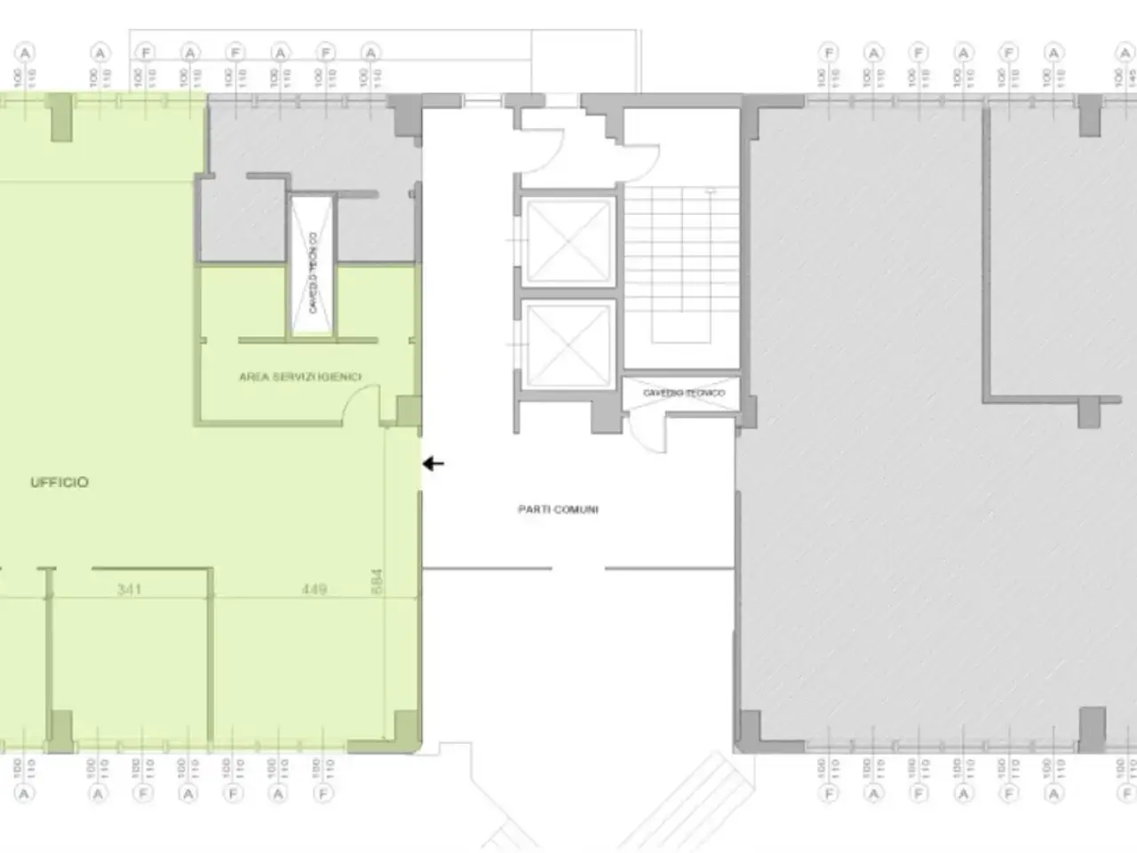 Ufficio in Via Milanese 20, Sesto San Giovanni, {3} - Planimetria 1