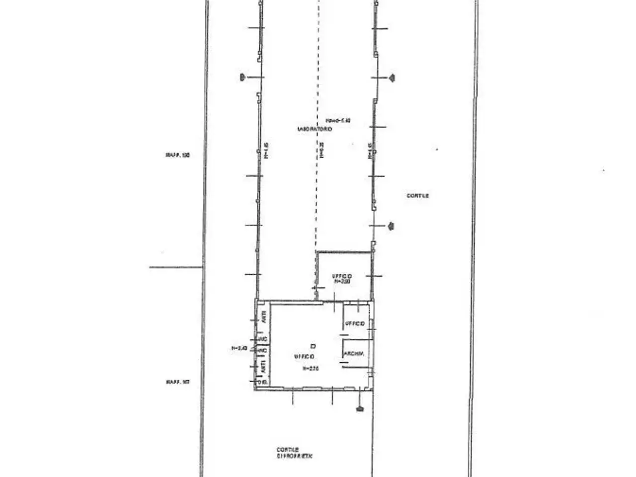 Capannone in Via Montalino 13, Vimercate, {3} - Planimetria 1