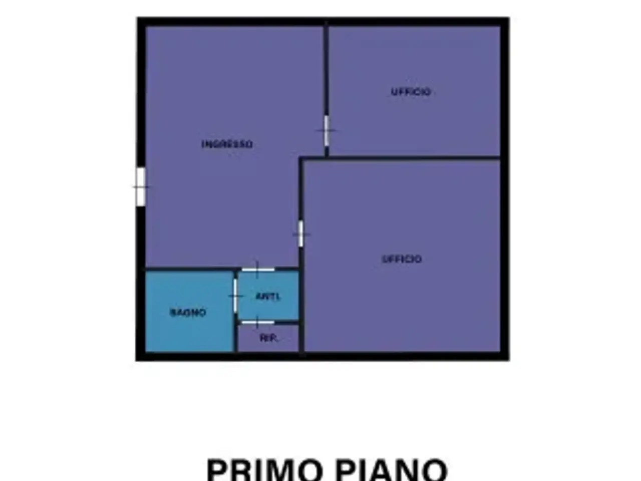 Ufficio in Via del Cavone, Forli', {3} - Planimetria 1