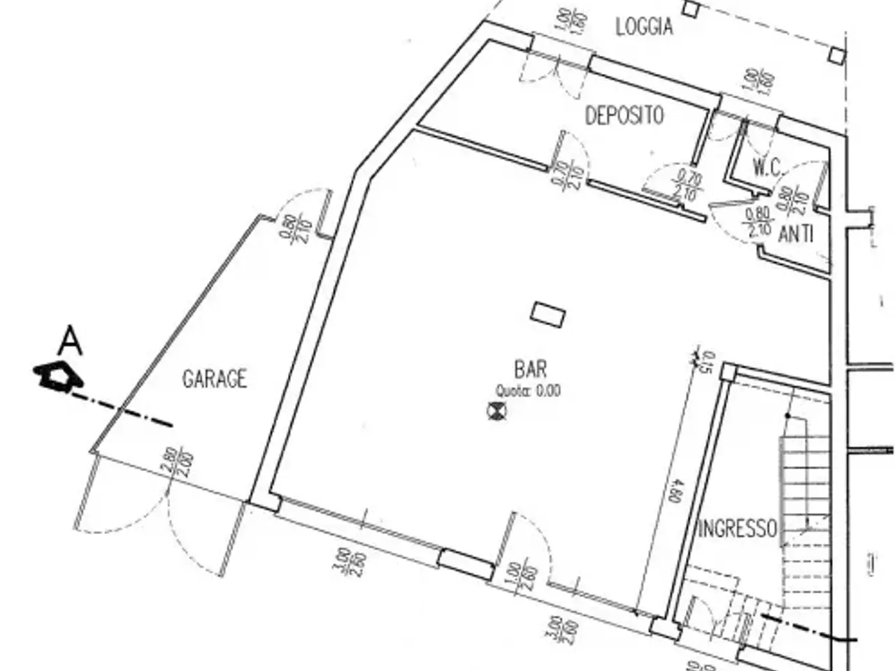 Negozio in , Padova, {3} - Planimetria 1