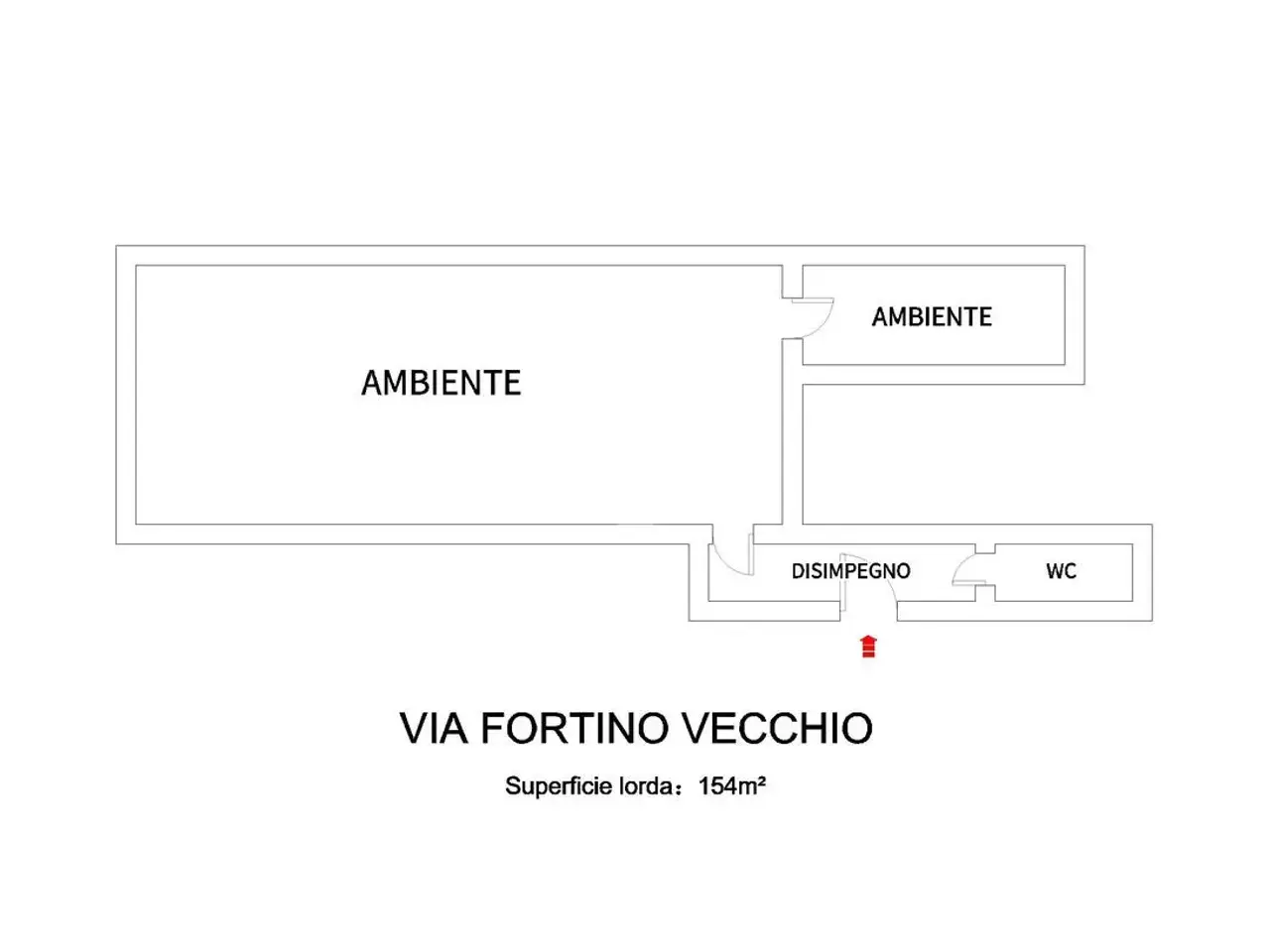 Magazzino in Via Fortino Vecchio 20, Catania, {3} - Planimetria 1