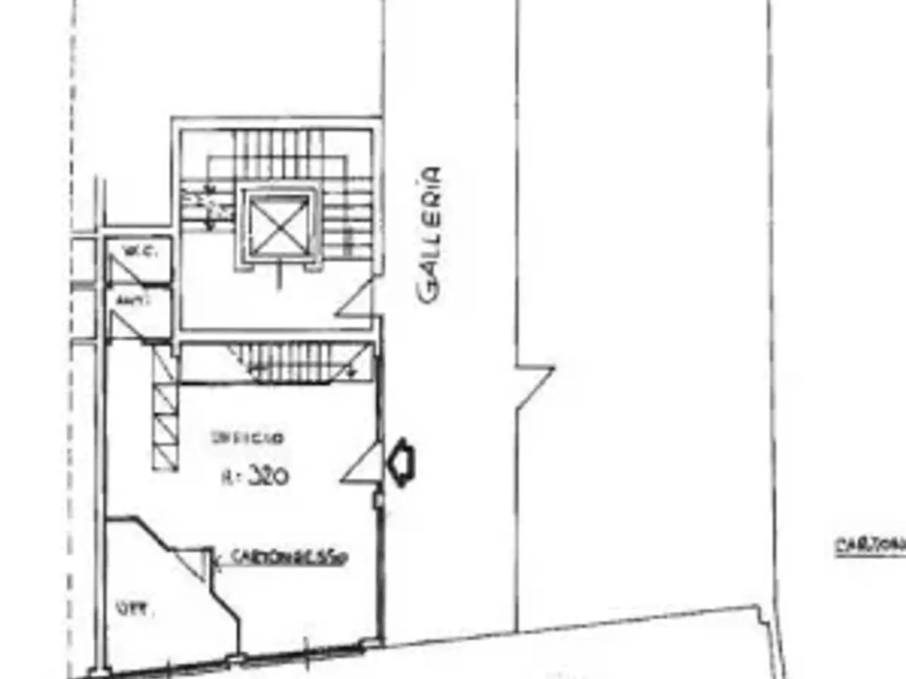 Ufficio in Via Cornini Malpeli, Fidenza, {3} - Planimetria 1