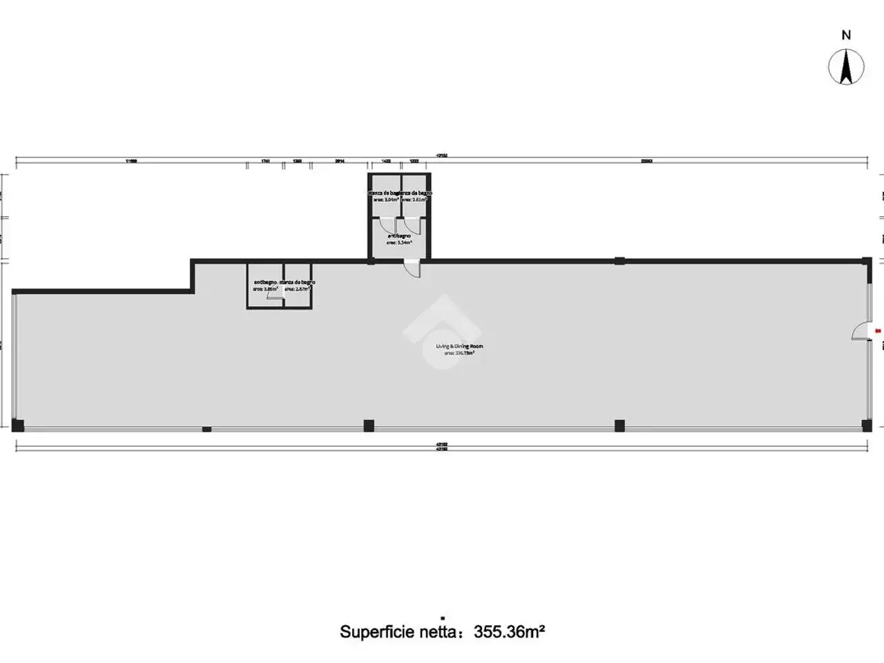 Negozio in Via F. Glisenti 68, Villa Carcina, {3} - Planimetria 1