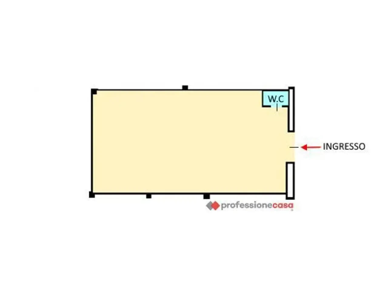 Negozio in Via Edmondo De Amicis 46, Foggia, {3} - Planimetria 1