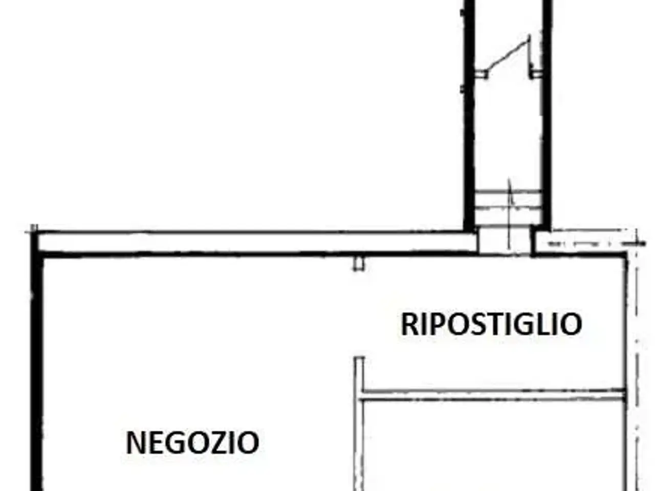 Negozio in Via San Rocco, Monza, {3} - Planimetria 1