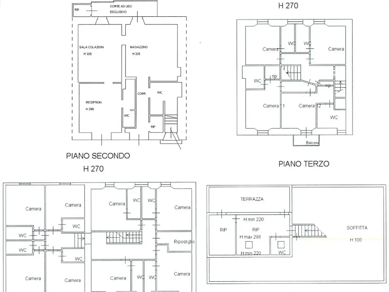 Albergo in Via delle Ginestre 57, Marciana, {3} - Planimetria 1