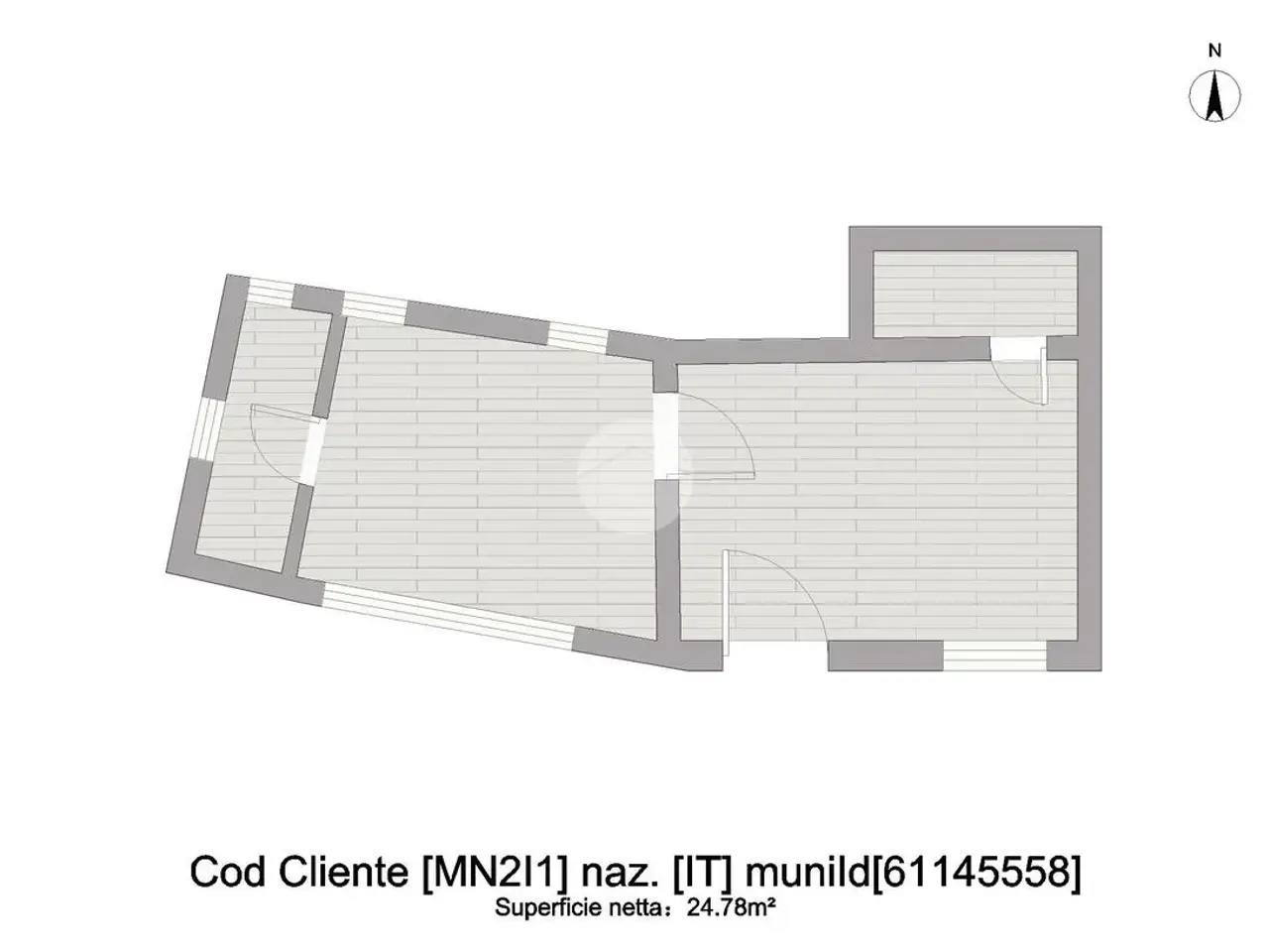 Ufficio in Via Sinigaglia 2, Castiglione Delle Stiviere, {3} - Planimetria 1