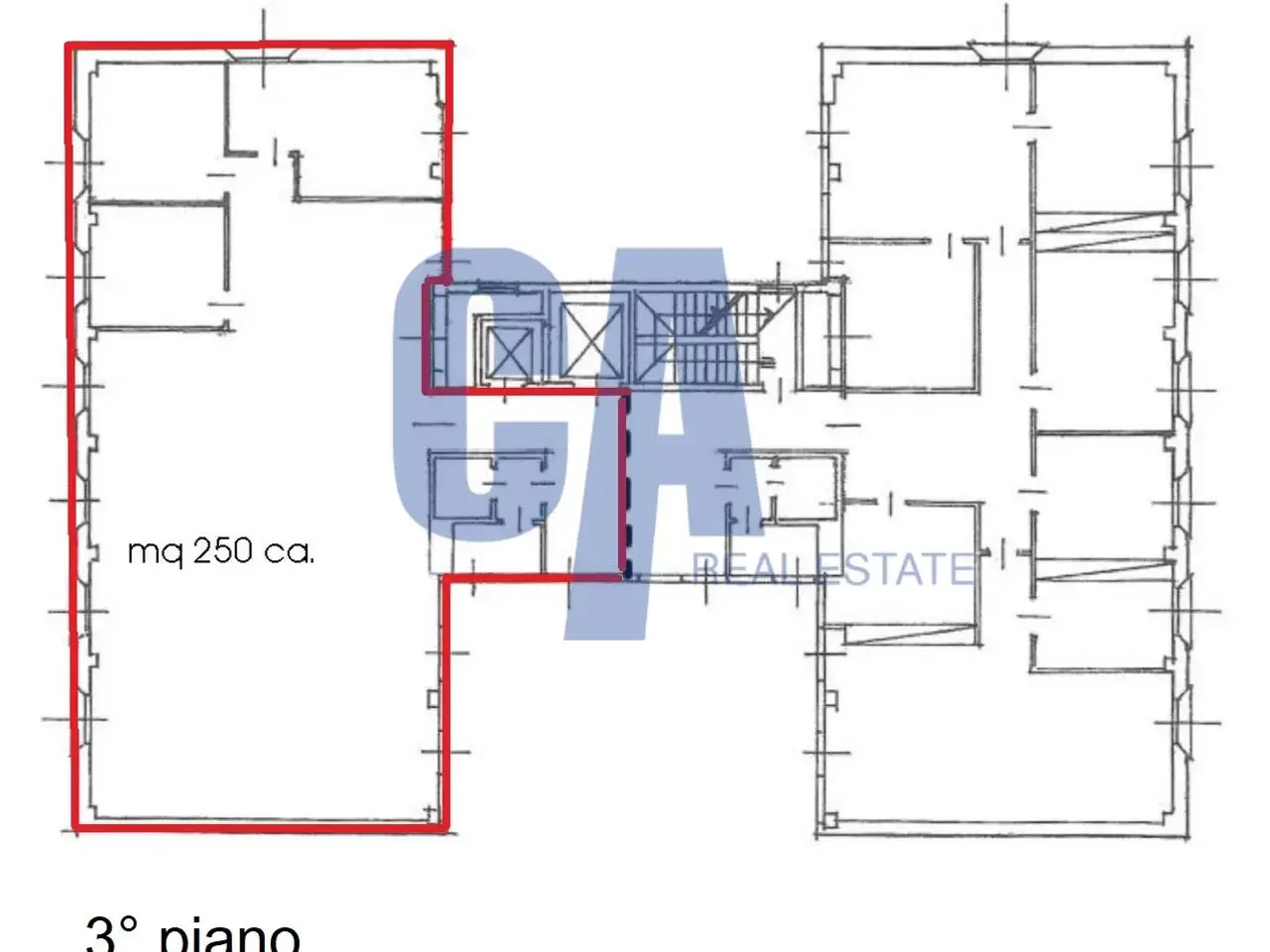 Ufficio in Via Tobagi, Peschiera Borromeo, {3} - Planimetria 1