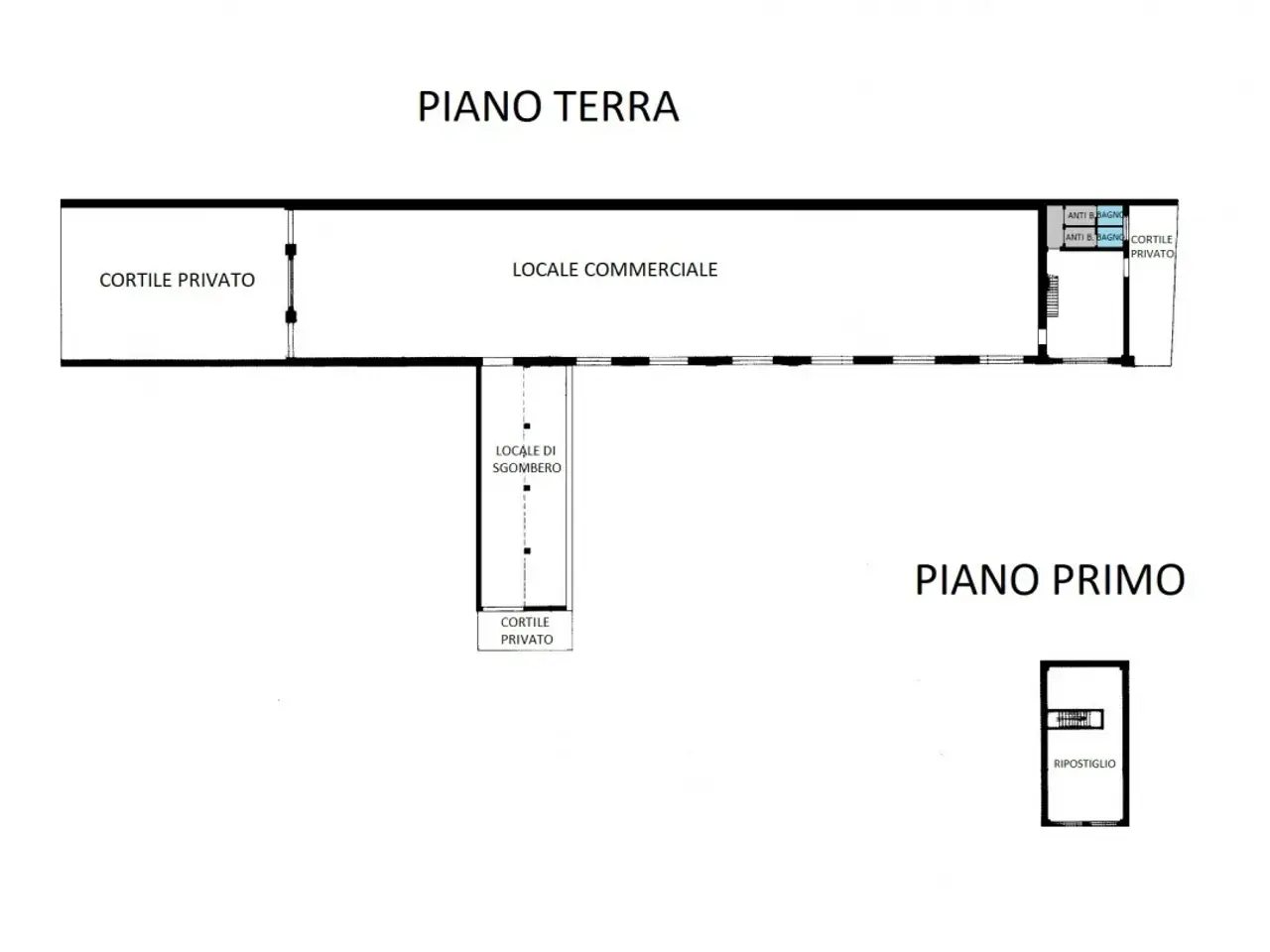 Negozio in Via Silvio Pellico, Fiorenzuola D'Arda, {3} - Planimetria 1
