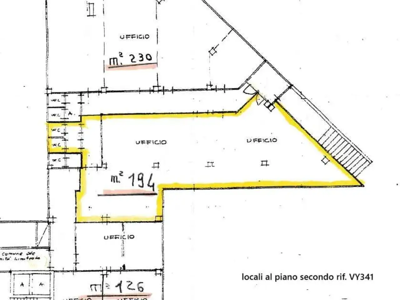 Ufficio in Via Cagliostro, Modena, {3} - Planimetria 1