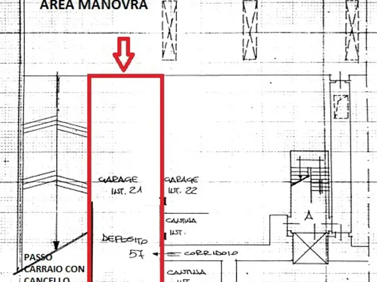 Magazzino in Via Niccolini  6, Torino, {3} - Planimetria 1