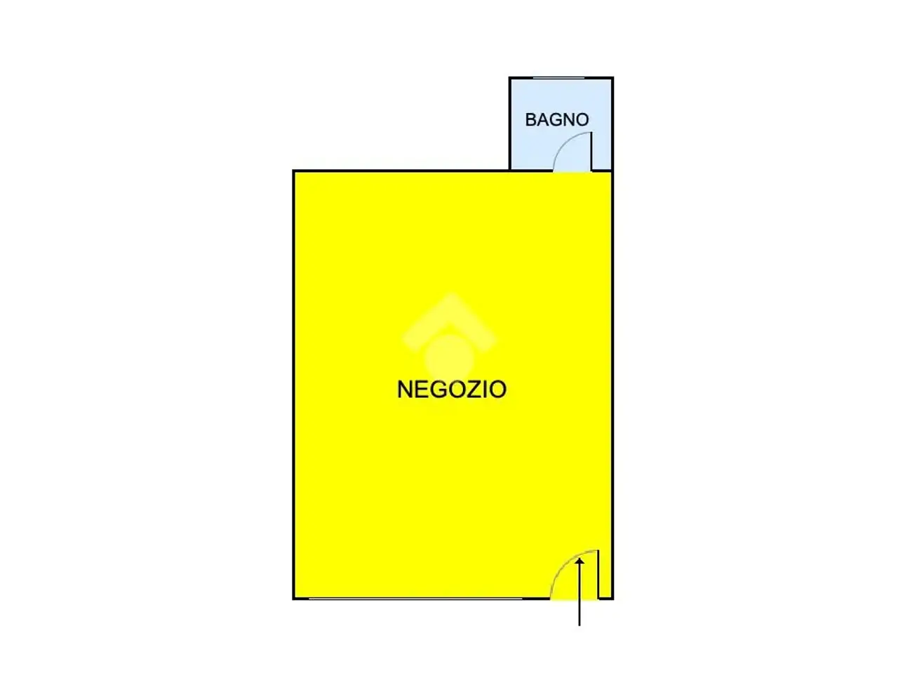 Negozio in Viale Volontari della Libertà 34, Udine, {3} - Planimetria 1