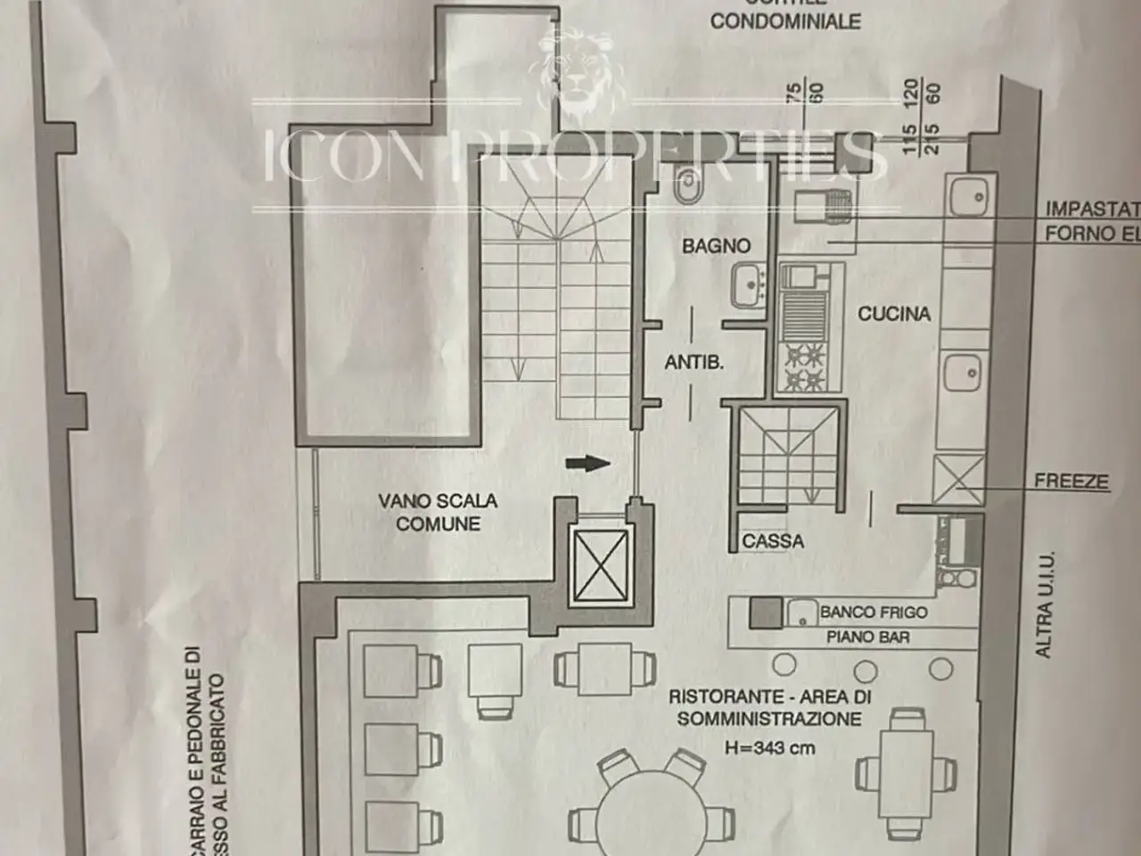 Negozio in Via Venini 79, Milano, {3} - Planimetria 1