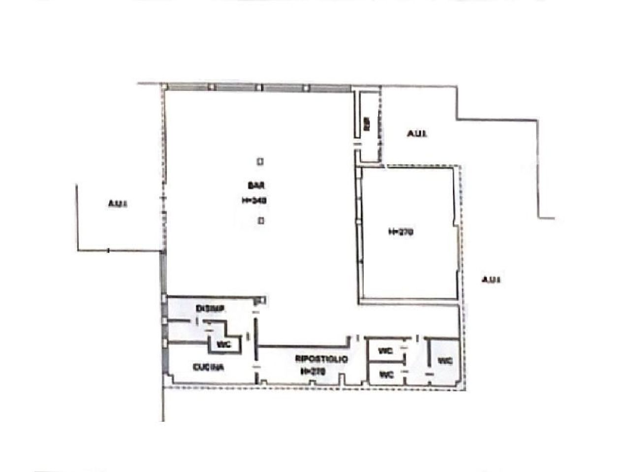Negozio in Via Brescia 61, Chiari, {3} - Planimetria 1