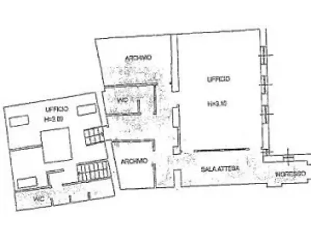 Ufficio in Strada Benedetto Cairoli, Parma, {3} - Planimetria 1