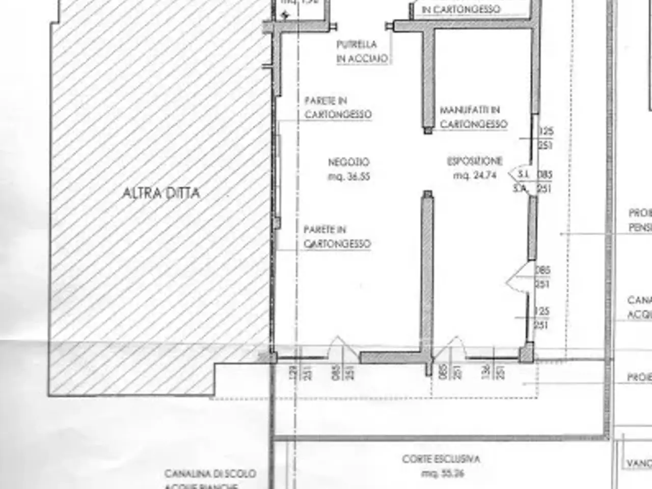 Negozio in Via Adriatica 90, Misano Adriatico, {3} - Planimetria 1