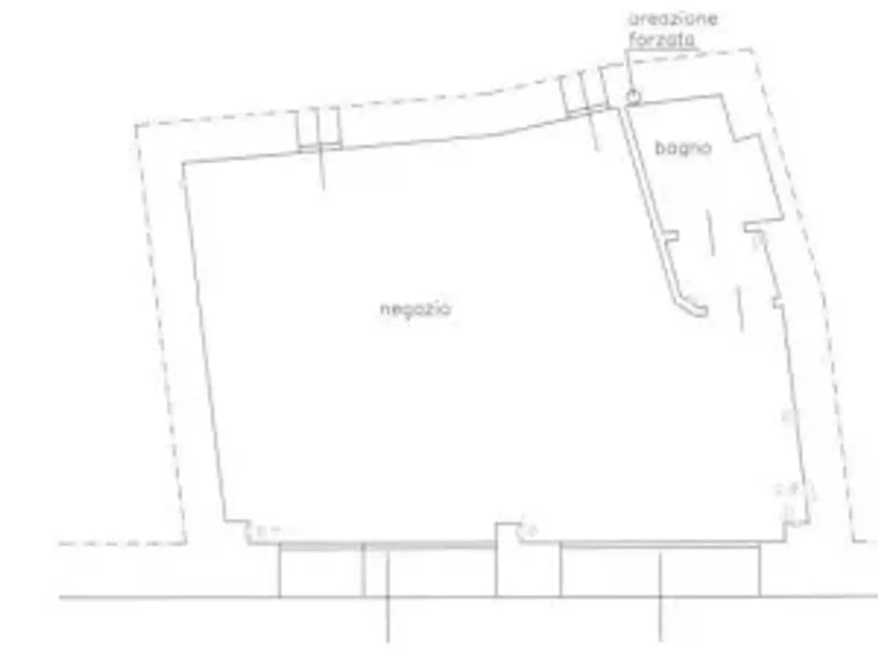 Negozio in Piazza San Giorgio, Fiorano Al Serio, {3} - Planimetria 1