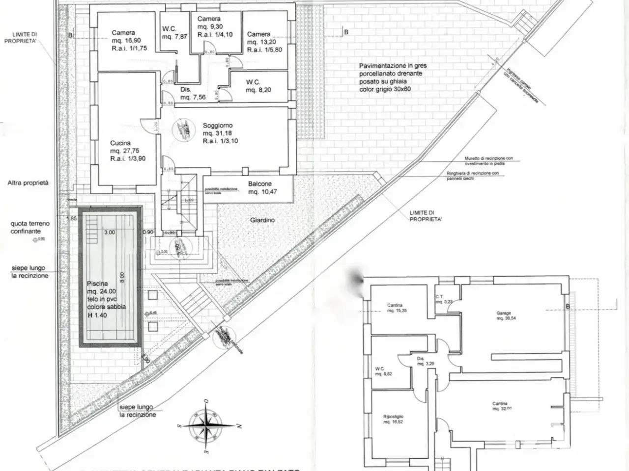 Albergo in Via Caporali, Desenzano Del Garda, {3} - Planimetria 1