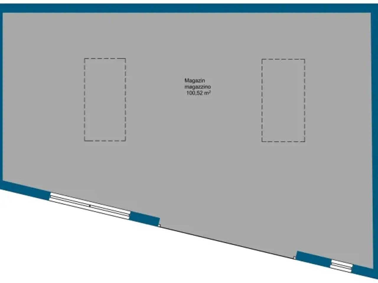 Magazzino in Via Adige, Merano, {3} - Planimetria 1