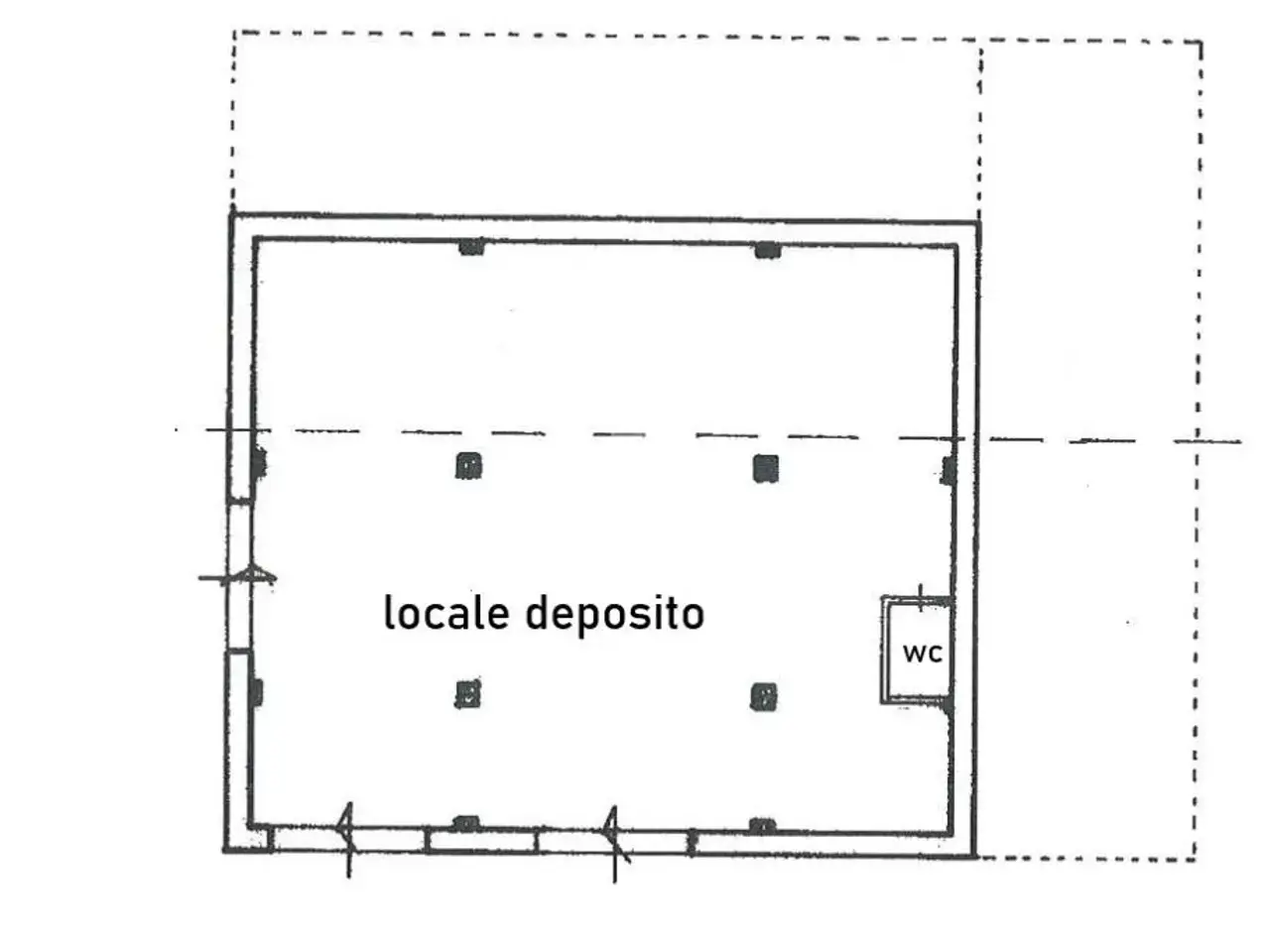 Magazzino in Contrada Linze, Luzzi, {3} - Planimetria 1
