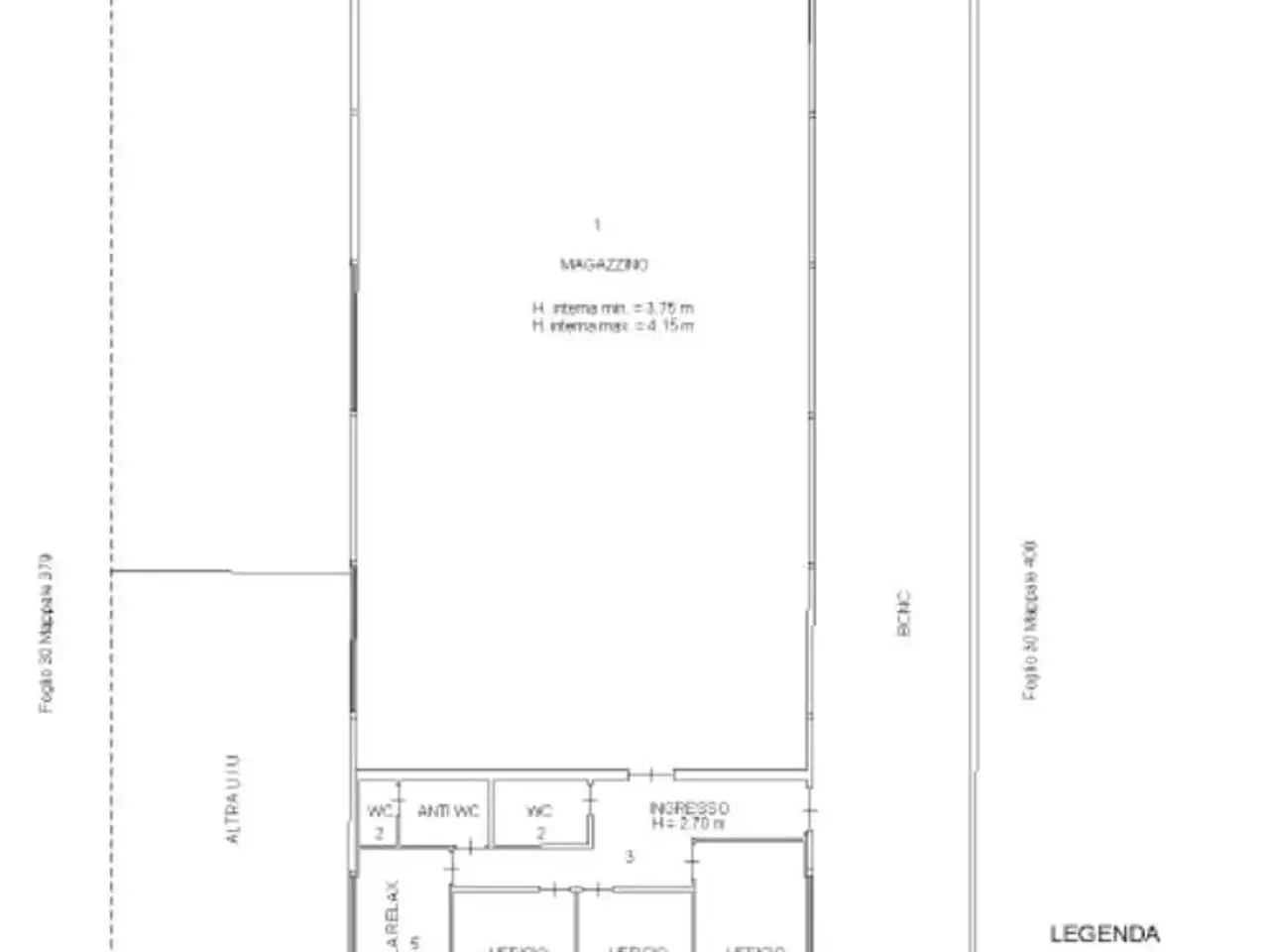 Capannone in Via Boves 3, Moncalieri, {3} - Planimetria 1