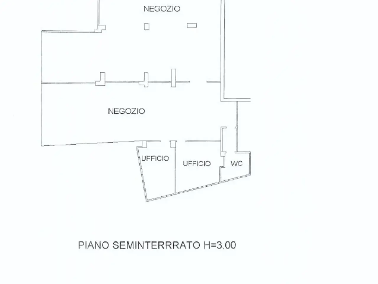 Negozio in Via Ruggero d'Andreotto Snc, Perugia, {3} - Planimetria 1