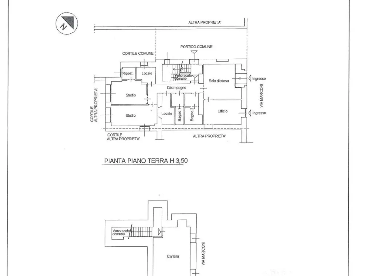Ufficio in Via Marconi, Albiate, {3} - Planimetria 1
