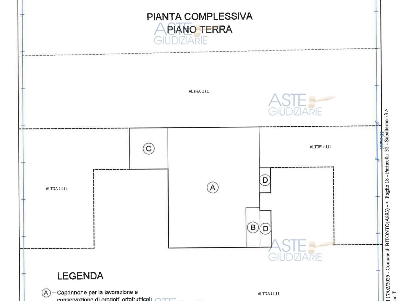 Capannone in Via Patierno, 70032 Bitonto Ba, Italia 70032, Bitonto, {3} - Planimetria 1
