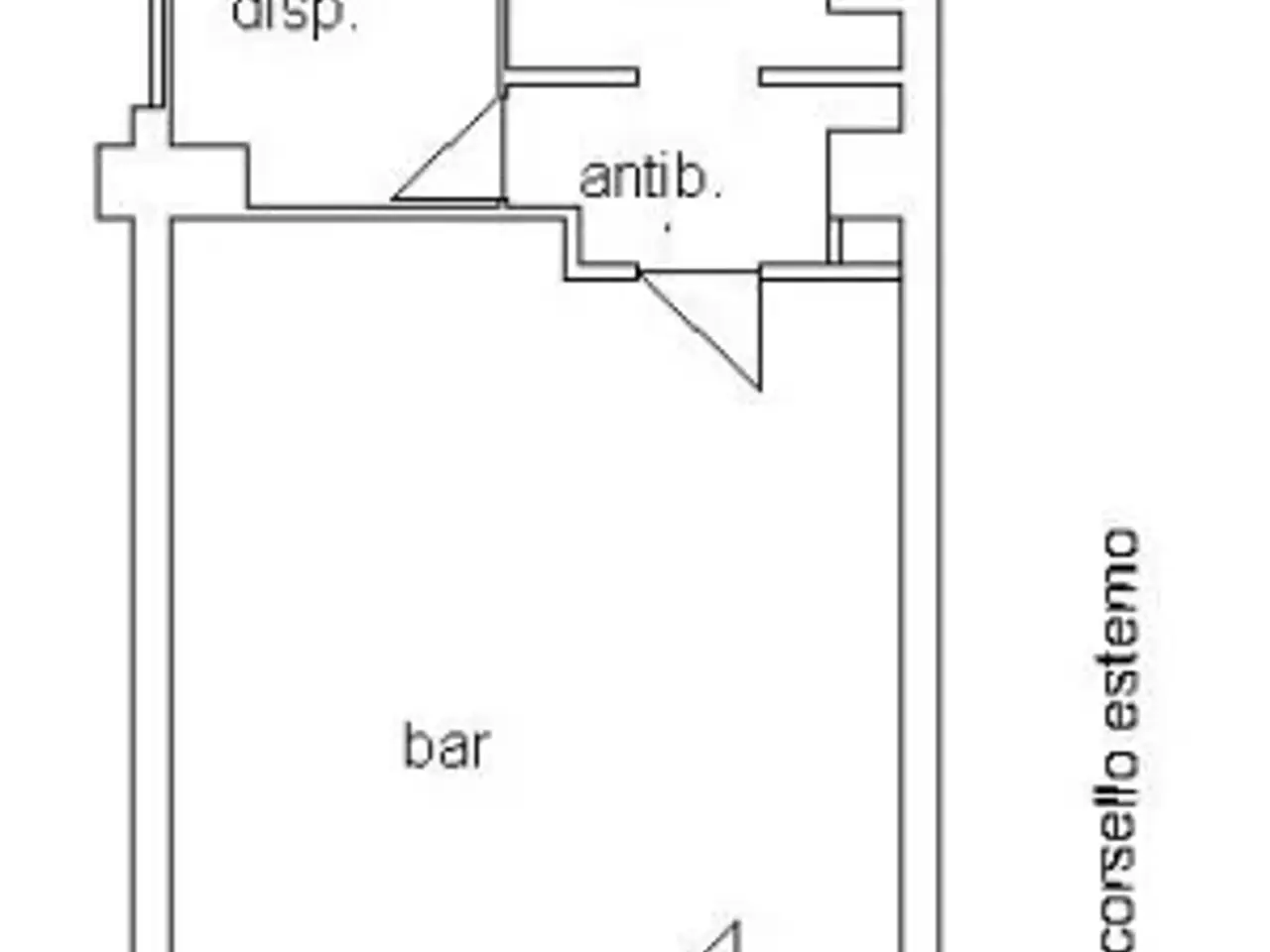 Negozio in Viale Antonio Fratti, Parma, {3} - Planimetria 1