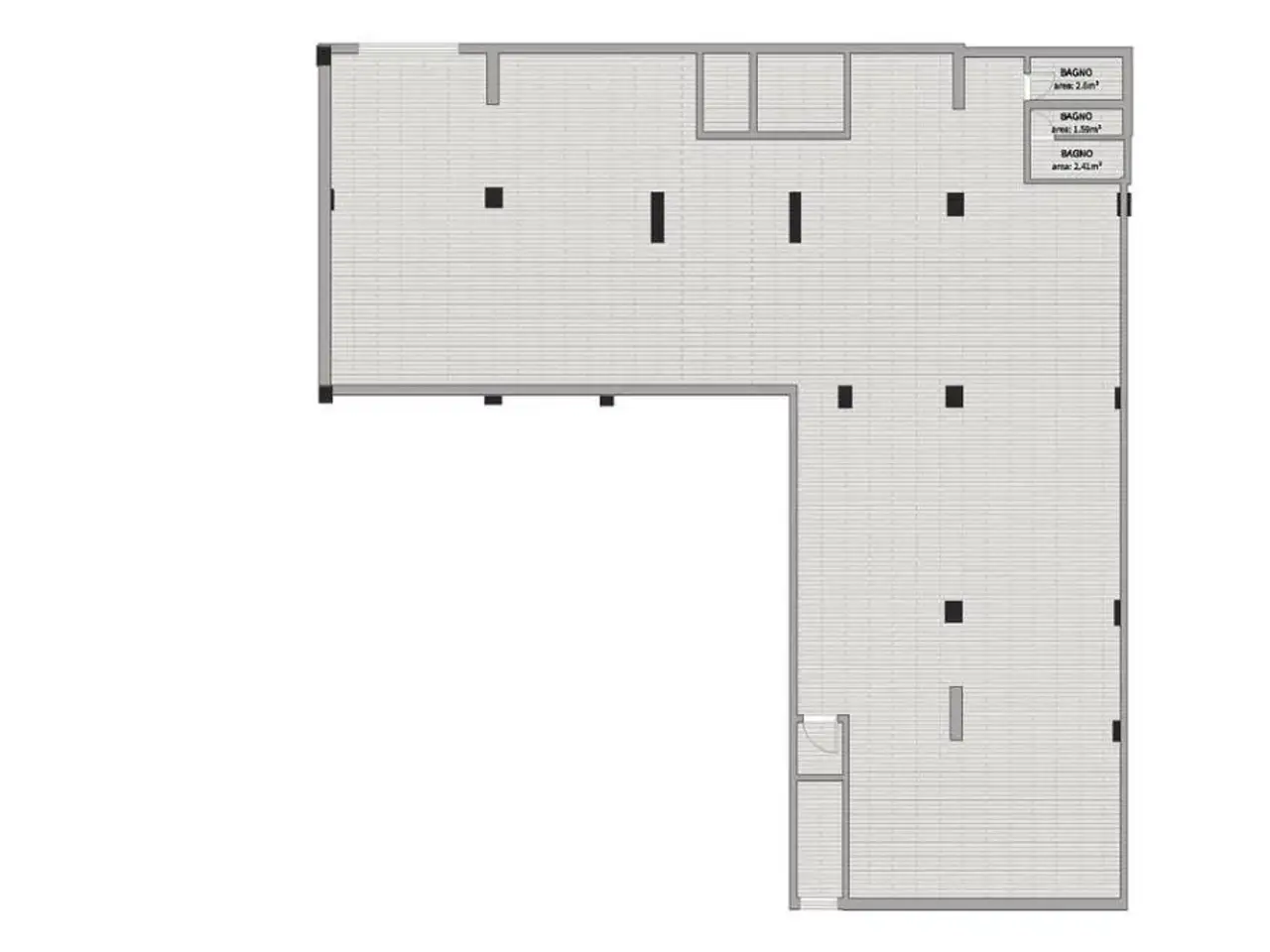 Negozio in Via Isole del Capo Verde 310, Roma, {3} - Planimetria 1