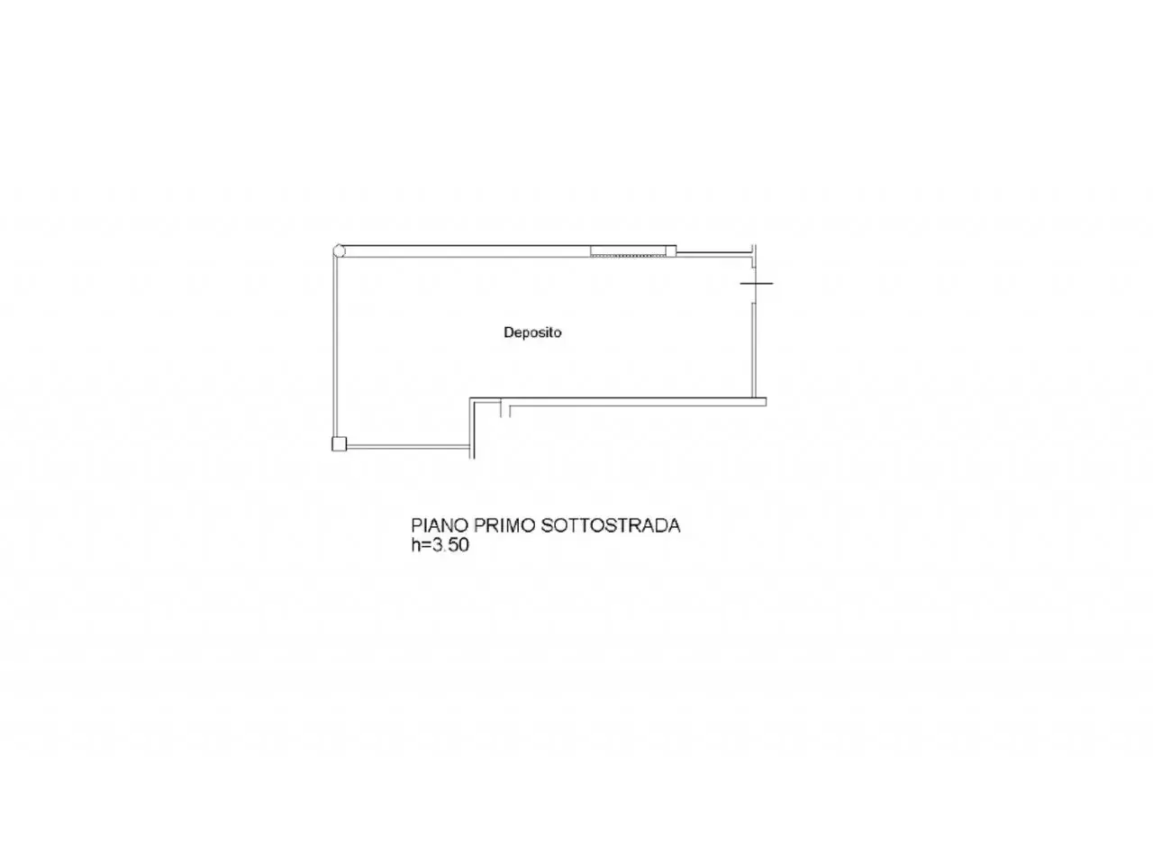 Magazzino in Piazza Sciascia Leonardo, 47522 Cesena Fc, Italia, Cesena, {3} - Planimetria 1