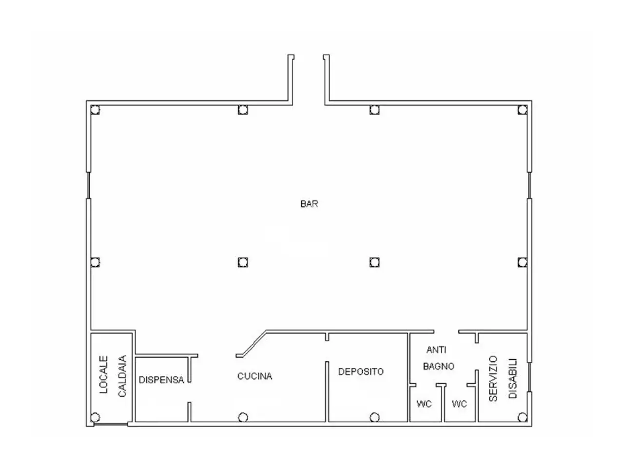 Negozio in Via Alfredo Nobel 21, Santhia', {3} - Planimetria 1