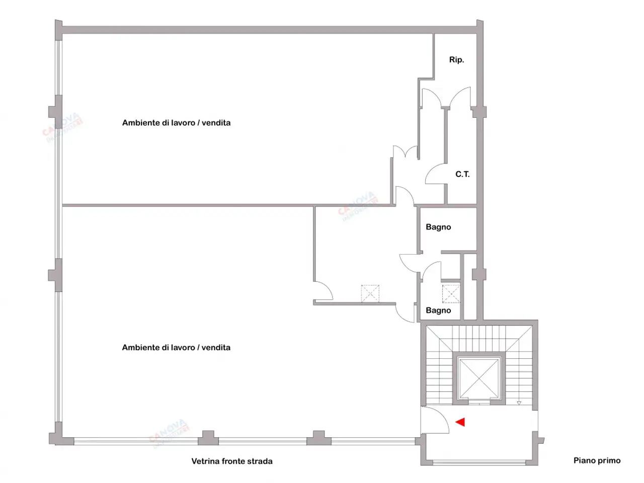 Negozio in Via Brescia, Torri Di Quartesolo, {3} - Planimetria 1