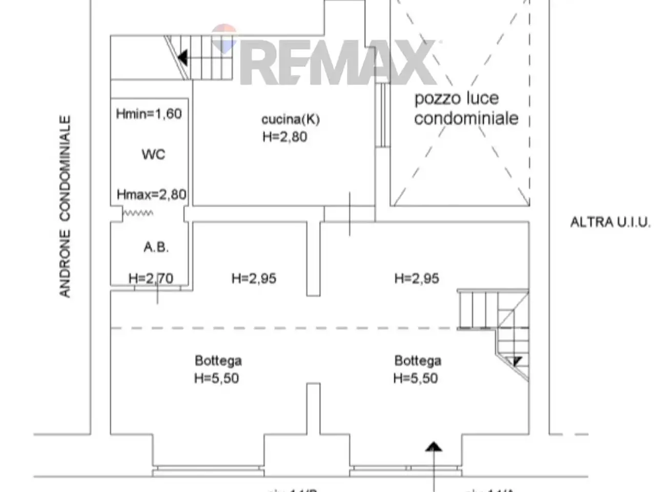 Esercizio commerciale in Via Giuseppe De Felice 14, Catania, {3} - Planimetria 1