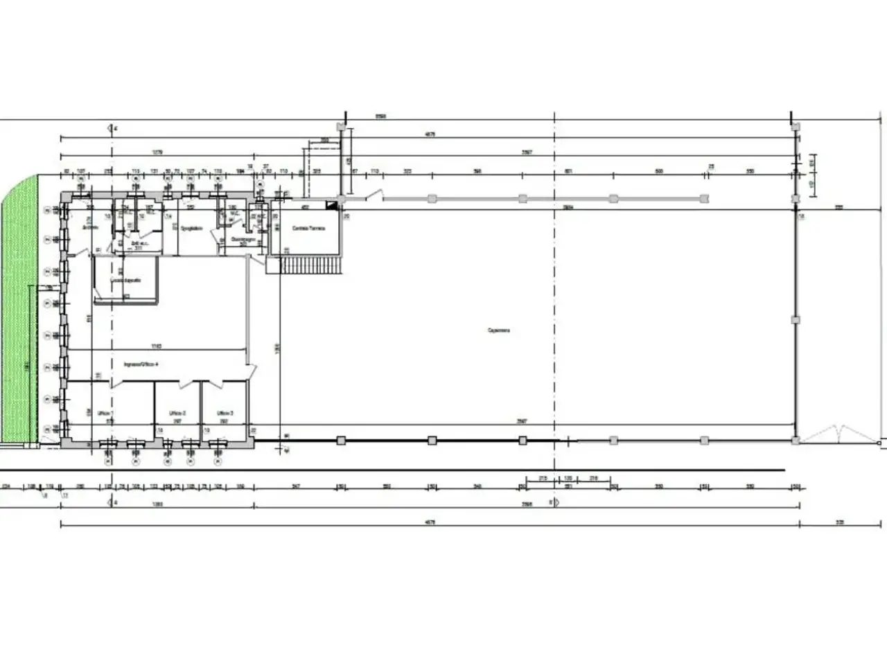 Capannone in Via delle Ceramiche 4, Savigliano, {3} - Planimetria 1