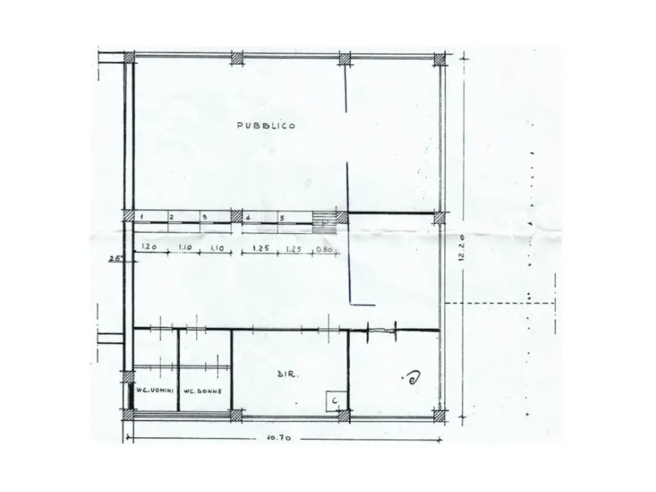 Negozio in Via Consagro 25, Foggia, {3} - Planimetria 1