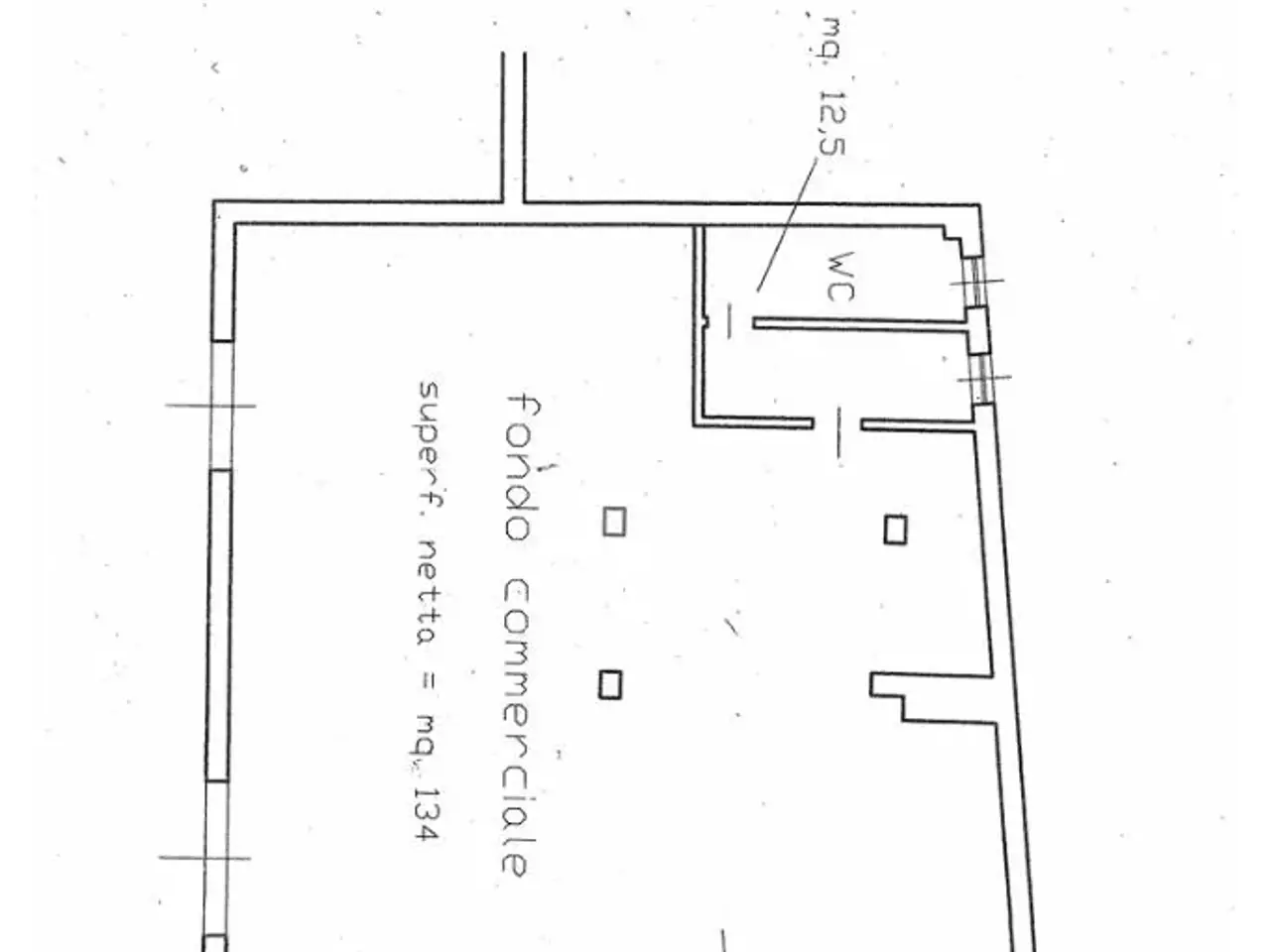 Negozio in Via della Pianta 94, La Spezia, {3} - Planimetria 1