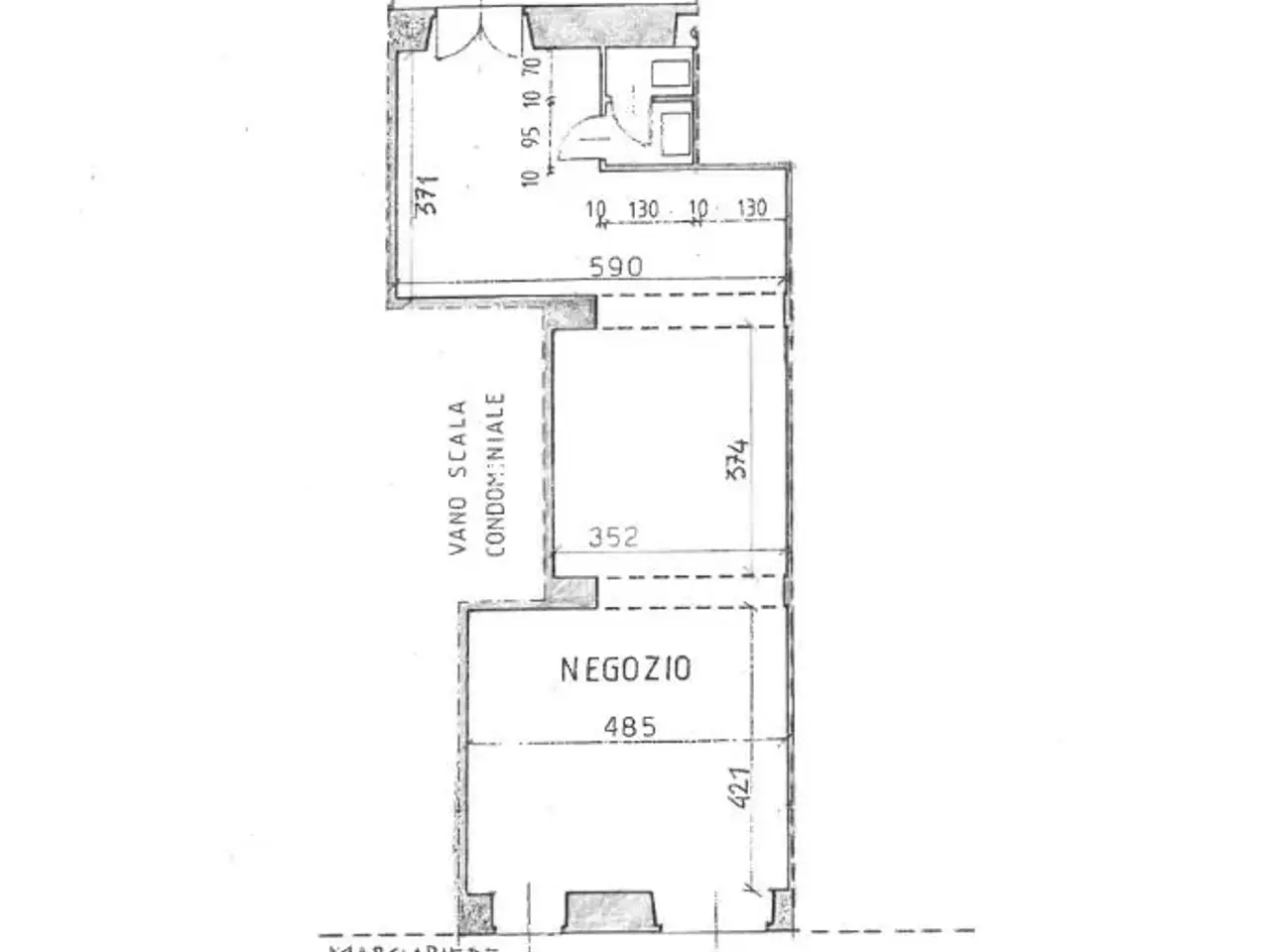 Negozio in Corso Matteotti, Santa Margherita Ligure, {3} - Planimetria 1