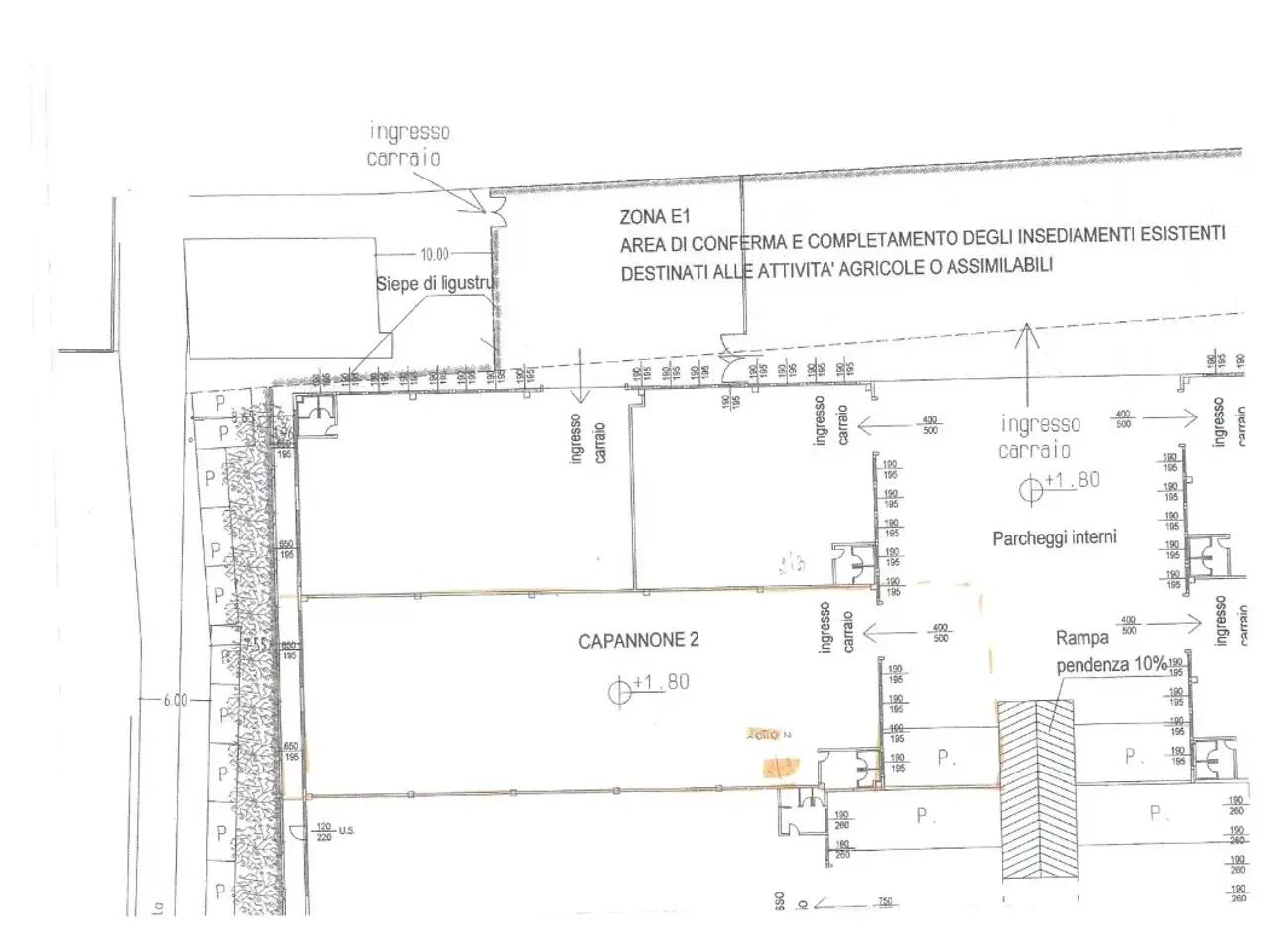 Capannone in Via S. Francesco d'Assisi 3, Casatenovo, {3} - Planimetria 1